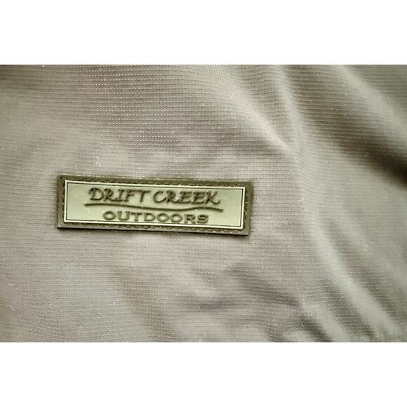 DRIFT CREEK #7000 Gray Tundra Tech Cargo Mens Rain Gear Jacket Wet Wear EUC - Picture 11 of 13